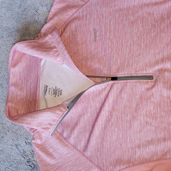 Copper Fit Pink 1/4 Zip Pullover Large - Picture 8 of 11